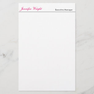 Professionelle minimalistische schlichte elegante  briefpapier