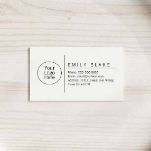Professionelle Minimalistische Visitenkarte