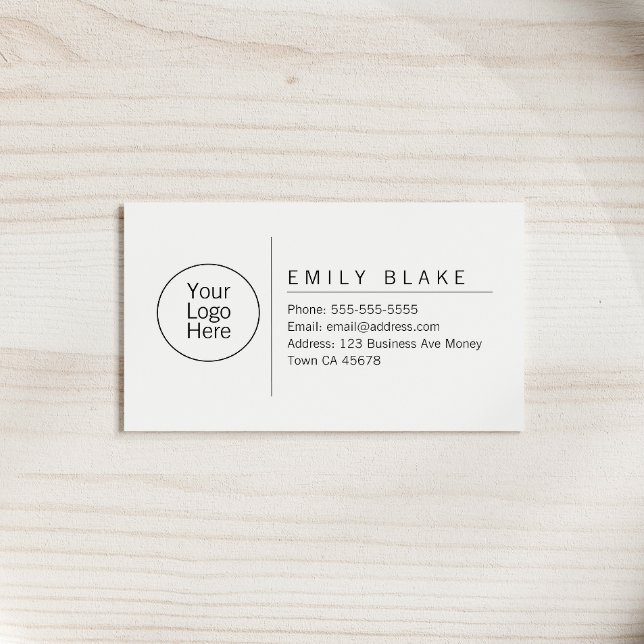 Professionelle Minimalistische Visitenkarte (Von Creator hochgeladen)