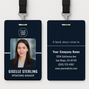Professionelle Mitarbeiter-Foto-ID Firmenarbeit Ausweis