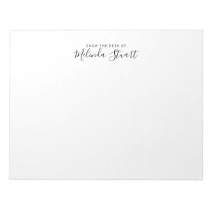 Professionelle moderne Schrift Notizblock