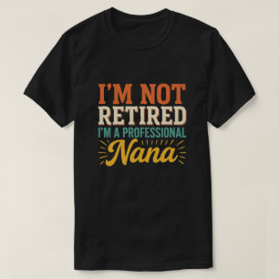 Professionelle Oma Lustiger Retro-Oma-Spruch T-Shirt