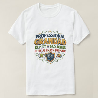 Professionelle Opa-Väter-Witze & Snacks T-Shirt