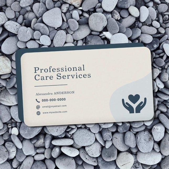 Professionelle Pflegedienste Visitenkarte (Professional Care Services Business Card)