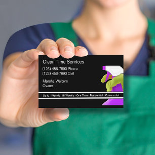 Professionelle Reinigung Visitenkarte
