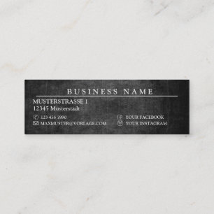 Professionelle Telefonnummerkarte