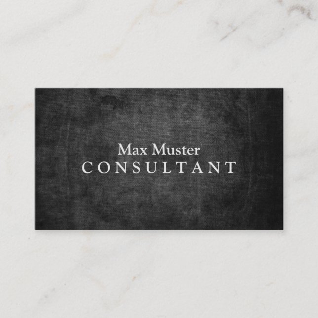 Professionelle  telefonnummerkarte (Vorderseite)