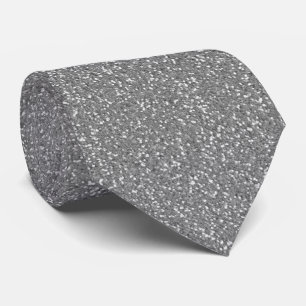 Professionelle weiße Silber-Glitter-Sparkling-Herr Krawatte