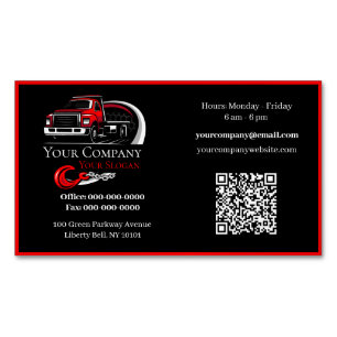 Professioneller Abschleppdienst, Abschleppservice Magnetische Visitenkarte