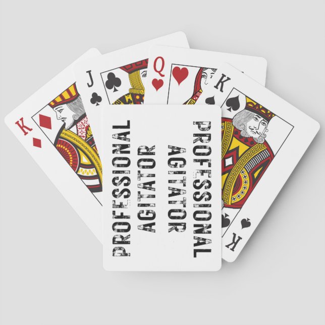 PROFESSIONELLER AGITATOR  SPIELKARTEN (Rückseite)