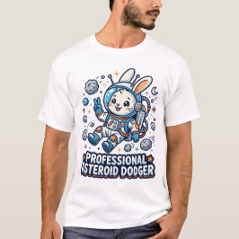 Professioneller Asteroiden-Ausweich-Hase T-Shirt