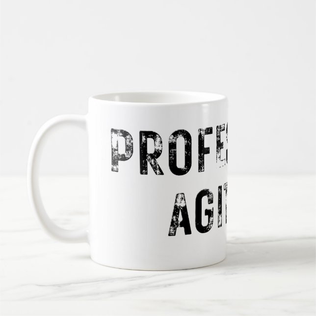 PROFESSIONELLER AUFRÜHRER  KAFFEETASSE (Links)