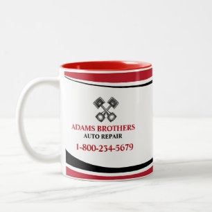 Professioneller Auto-Reparatur-Becher Zweifarbige Tasse