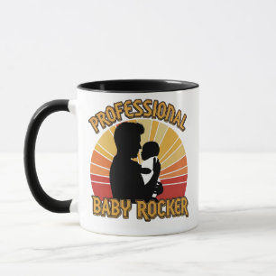 Professioneller Babywieger Lustiger Neuer Vater Va Tasse