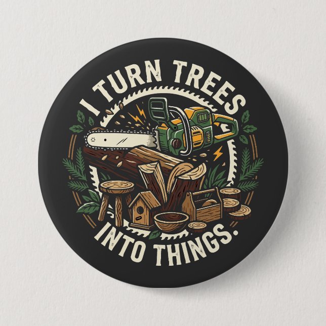 Professioneller Baum-zu-Ding-Umwandler Button (Vorderseite)