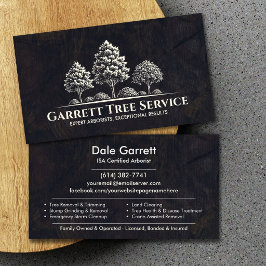 Professioneller Baumpflege-Service Visitenkarte