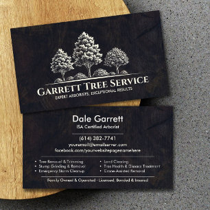 Professioneller Baumpflege-Service  Visitenkarte