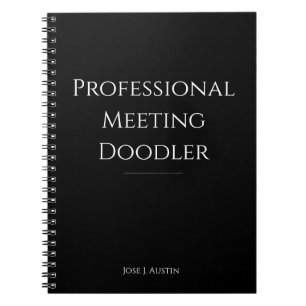 Professioneller Besprechungs-Doodle-Notizblock Lus Notizblock
