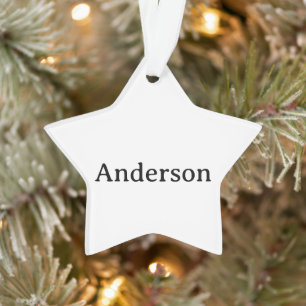 Professioneller Business-Acrylstern  Ornament