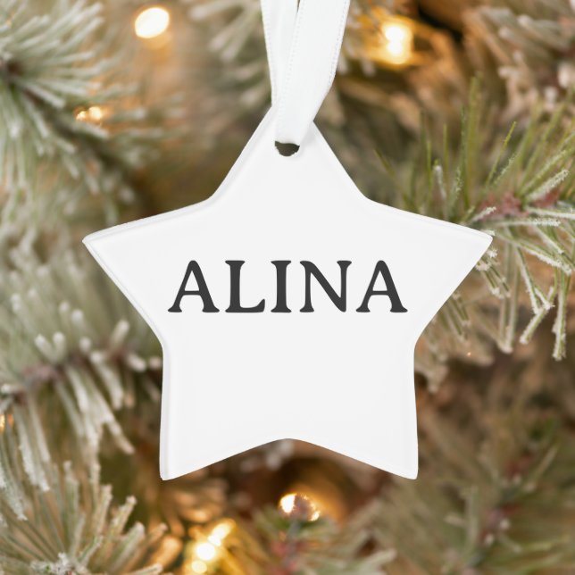 Professioneller Business-Acrylstern Ornament (Baum)