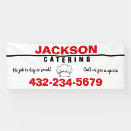 Professioneller Catering-Service Banner
