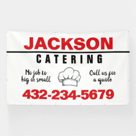 Professioneller Catering-Service Banner