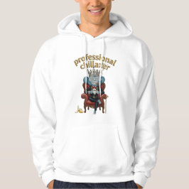 Professioneller Chillaxer-Affe König Lustig Coole Hoodie