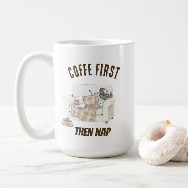 Professioneller Couch-Tester – Cozy Paws Kollektio Kaffeetasse (Mit Donut)