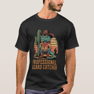 Professioneller Eidechsenfänger Lustiger Reptilien T-Shirt