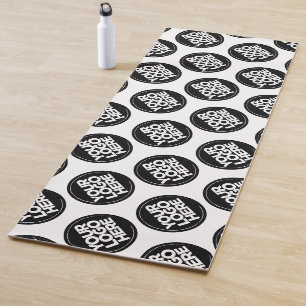 Professioneller einfacher wiederholender Logo-Hint Yogamatte