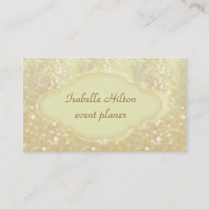 Professioneller, eleganter Glitzer Visitenkarte