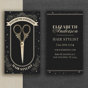 Professioneller Friseur-Schönheitssalon Visitenkarte