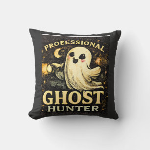Professioneller Geisterjäger Lustiges Halloween Kissen
