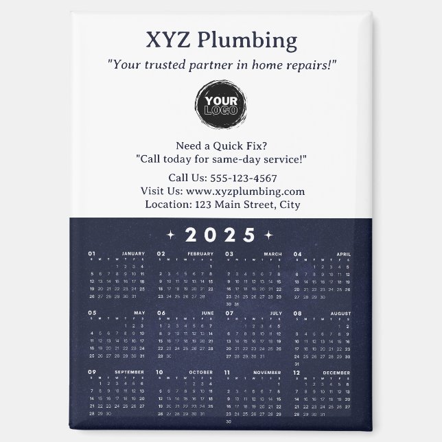 Professioneller Geschäftskalender Magnet (Vorderseite)