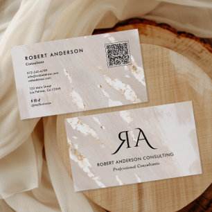 Professioneller Goldfolien-QR-Code & Social Media Visitenkarte