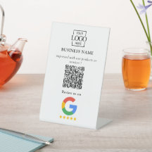 Professioneller Google Bewertungen QR-Code Firmenl