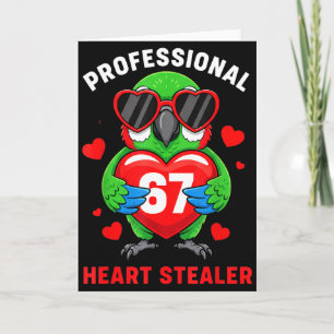 Professioneller Herzensdieb Valentines 67 Meme 6 7 Karte