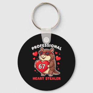 Professioneller Herzensdieb Valentines 67 Meme 6 7 Schlüsselanhänger