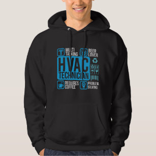Professioneller HLK-Techniker HLK Heizung Kälte Hoodie