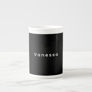 Professioneller klassischer einfacher Name custom  Prozellantasse