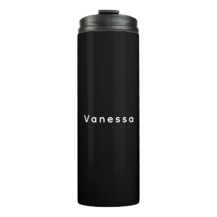 Professioneller klassischer einfacher Name custom  Thermosbecher