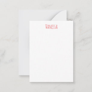 Professioneller klassischer Kalligrafiename custom Mitteilungskarte