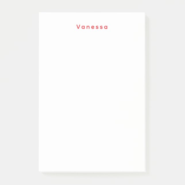 Professioneller klassischer Kalligrafiename custom Post-it Klebezettel (Vorderseite)