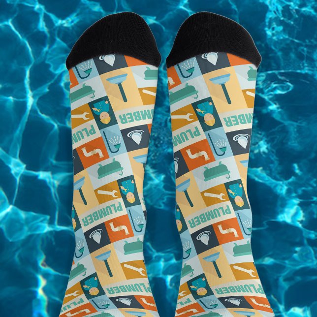 Professioneller Klempner Iconic Designed Socken (Von Creator hochgeladen)