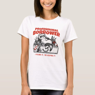 Professioneller Kreditnehmer – Lustiges Frettchen T-Shirt