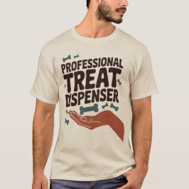 Professioneller Leckerli-Verteiler - Hunde-Eltern- T-Shirt