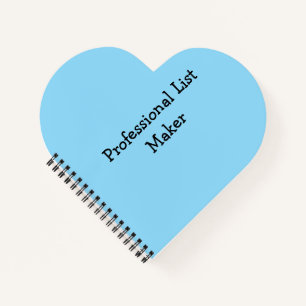 Professioneller Listen-Ersteller Notizbuch