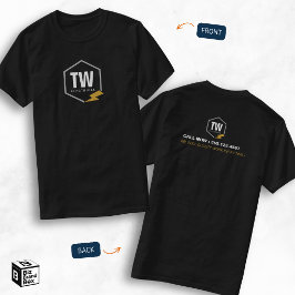 Professioneller Logo Elektriker Elektrotechnik Die T-Shirt