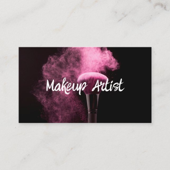 Professioneller Make-up-Artist  Visitenkarte (Vorderseite)