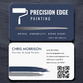 Professioneller Maler QR-Code Visitenkarte